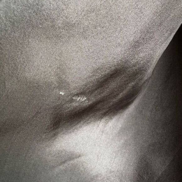 Eileen Fisher Brown Silk Trim Tie Waist Cardigan Sweater - Picture 10 of 11